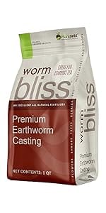Worm Bliss - Organic Earthworm Castings - All Natural Fertilizer
