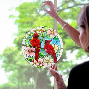Stained Glass Window Hanging