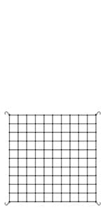 Heavy-Duty Elastic Plant Net Hooks Flexible Hydroponics Support Grow Tents Gardening Horticulture