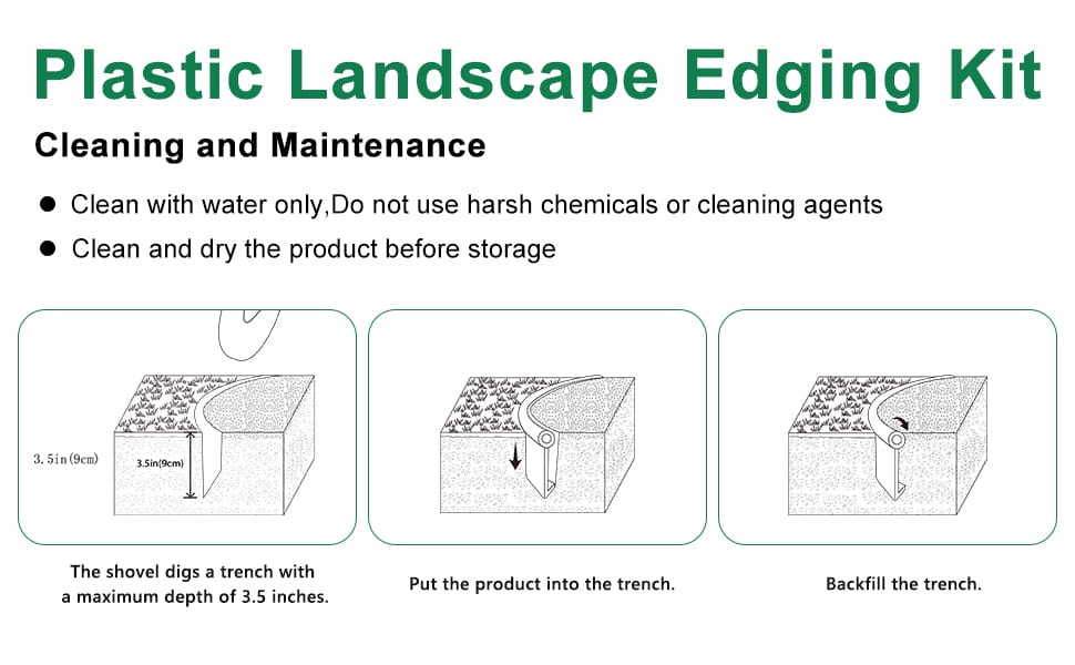 garden landscaping edging border kit