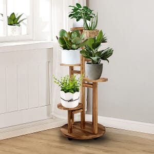 corner plant stand