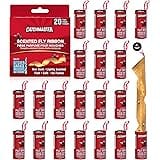 Catchmaster Fly Ribbon, Bug & Fly Traps for Indoors and Outdoors, Premium Sticky Adhesive Fruit Fly & Gnat Hanging Strips, Bu