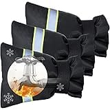 Faucet Cover for Winter Freeze Protection,Spigot Cover with Reflective Strips,Outside Faucet Cover for Cold Weather,Velcro Th