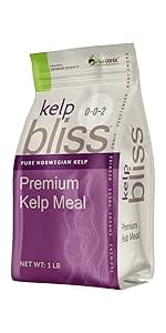 Plantonix Kelp Bliss - Pure Norwegian Kelp Meal Fertilizer for Plants and Gardening