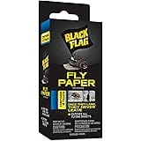 Black Flag Fly Paper, Insect Trap, Catches All Flying Insects 4 Traps