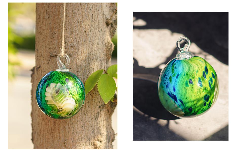 Glass garden Ball
