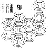 Covoeak Pond Protectors Plastic Web Hexagonal Pond Guard Netting Floating on Water Resist Herons Racoons Cats Crows Seabirds