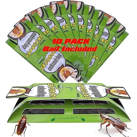 Roach Killer,Roach Killer Indoor infestation,Cockroach Home,Roach Traps,Cockroach Bait,Roach Motel,Child & Pet Friendly (10 Pack)