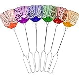 Supreme Bug & Fly Swatter 6-Pack – Braided Metal Handle 6 Pack Fly Swatters, Multi Pack Colors, – for Indoor/Outdoor – Flyswa