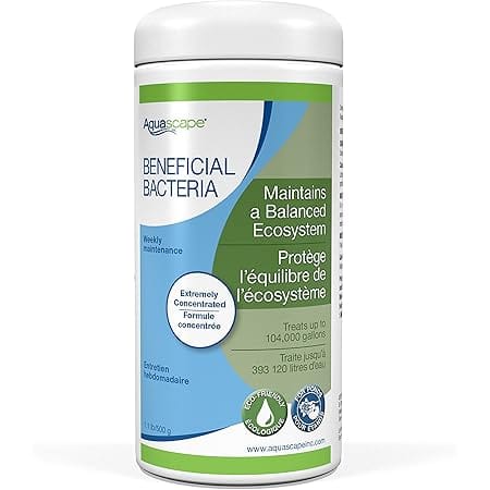 Aquascape 98949 Beneficial Bacteria Concentrate for Pond and Water Features, 1.1-Pound, white