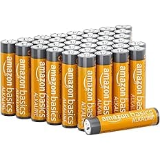 Amazon Basics 36-Pack AAA Alkaline High-Performance Batteries, 1.5 Volt, 10-Year Shelf Life