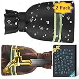 Outdoor Faucet Covers for Winter -2pack 8.5"L x 6.1"WWater Spickets Cover for Outside Garden Yard Spigot Sock Insulation Free