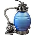 SWIMLINE HYDROTOOLS 12 Inch Pool Sand Filter Pump For Above Ground Inground Intex Bestway Pools | Complete System 1/3 HP (0.3