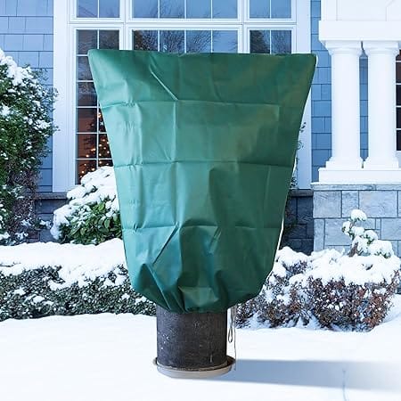 Plant Covers Freeze Protection Winter: 3.5oz 3 x 4 Ft Green Tree Covers Freeze Blanket Bags - Outdoor Plants Protector for Garden Shrub Rose Covering Beige