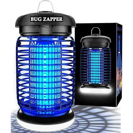 LUOJIBIE Bug Zapper Outdoor, Mosquito Zapper with LED Light, Fly Zapper Outdoor Indoor, Insect Zapper Electric Fly Traps, Plug in Mosquito Killer for Patio Yard