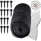 Pond Net, Pond Netting 15 x 20 Feet - Heavy Duty Garden Mesh Fish Pond Netting Cover with Woven Fine Mesh for Koi Ponds Leave