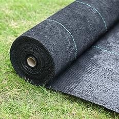 Land Guard 4ft×300ft Garden Weed Barrier Fabric - High Density Woven Landscape Fabric - Premium Heavy Duty Weed Mat Fabric -