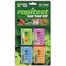 Luster Leaf 1601 Rapitest Test Kit for Soil pH, Nitrogen, Phosphorous and Potash, 1 Pack