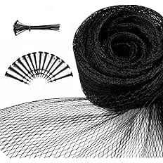 PatioGem Pond Netting, 15’ x 20’ Pond Netting for Koi Ponds, Durable & Sturdy Pond Net to Catch Leaves & Debris, Drive Herons