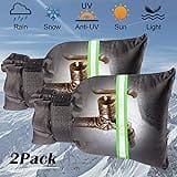 Outdoor Faucet Covers for Winter, Garden Faucet Socks 5.9" W x 7.9" H with Reflective Strips- Anti-Freeze Reusable Faucet Cov