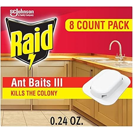 Raid Ant Killer Baits, Child Resistant Bug Killer for Indoor Home Use, 0.24 Oz, 8 Count