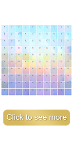 24 Pack Rainbow Shimmer Sequin Pannels