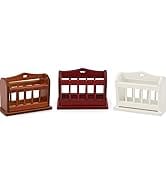 Miniature Magazine Paper Rack 1:12 Furniture for Dollhouse Books Newspaper Shelf