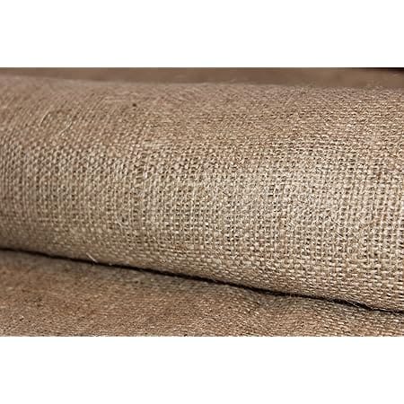 Burlapper Burlap Garden Fabric (40 Inch x 15 Feet, Natural)