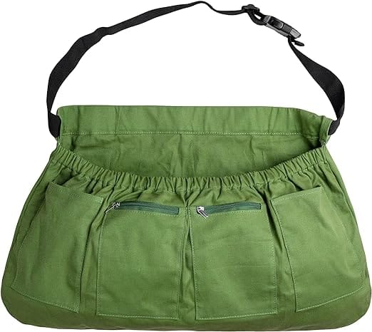 Aprons For Cooking Gardening Apron With Pockets Garden Picking Apron Large Pocket Gardening Fruit Storage Bag Multi Purpose Backpack Apron Vegetable Garden Fo