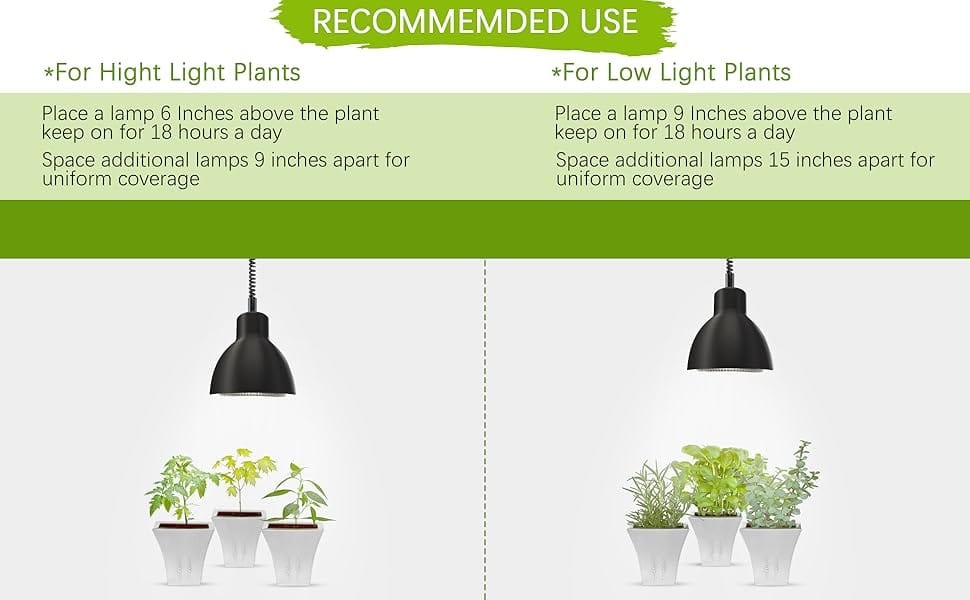 Plant grow light bulbs