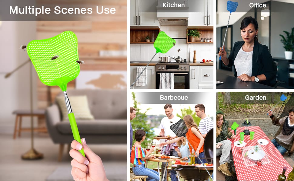 flyswatter swatter，fly swatter heavy duty, fly swatters multi pack