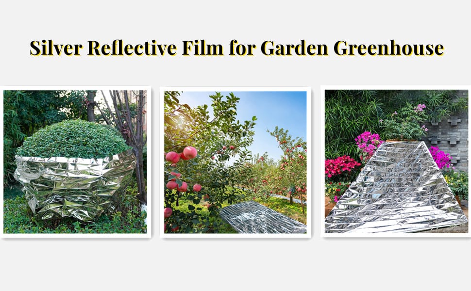 Silver Reflective Film for Garden Greenhouse