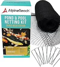 AlpineReach Pond Netting 15 ft x 20 ft Steel Staples