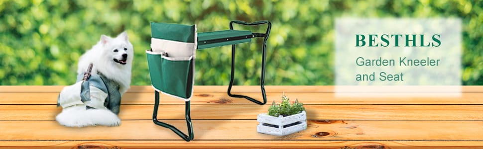 Garden kneeler seat