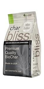 Organic Biochar - Plantonix Char Bliss - Soil Conditioner