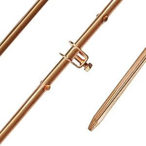 1 pack 3/8''*4' ground rod