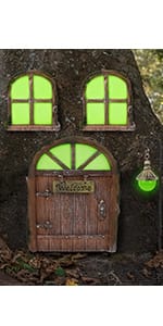 Fairy Gnome Home Window and Door