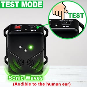 Loraffe zn-509 mode switch button, test mode, audible beeping sounds