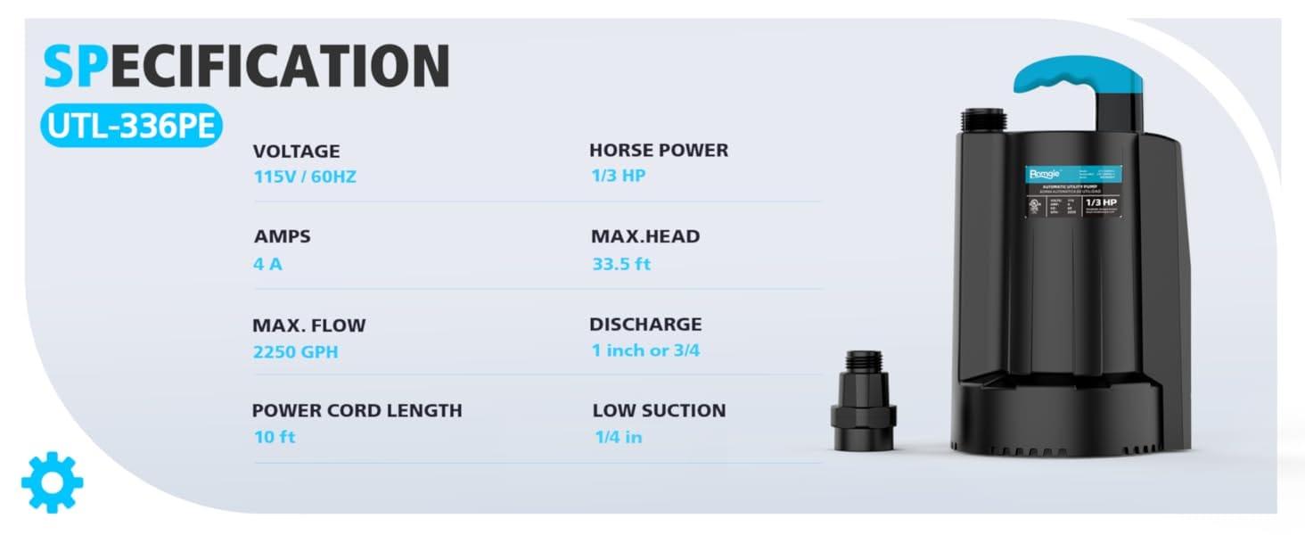 UTL-336PE-Automatic Water Pump