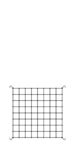 Heavy-Duty Elastic Plant Net Hooks Flexible Hydroponics Support Grow Tents Gardening Horticulture
