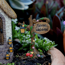 fairy garden accessories miniatures supplies figurines diy gift craft house set girl angel piece
