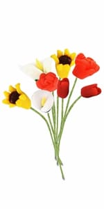 Iron wire flower