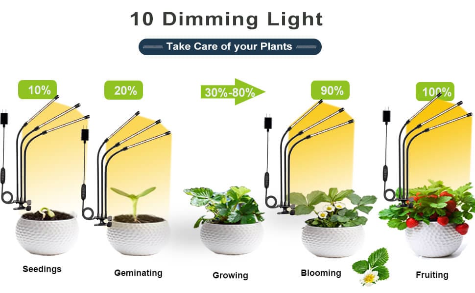 Grow light for indoor plant A+5