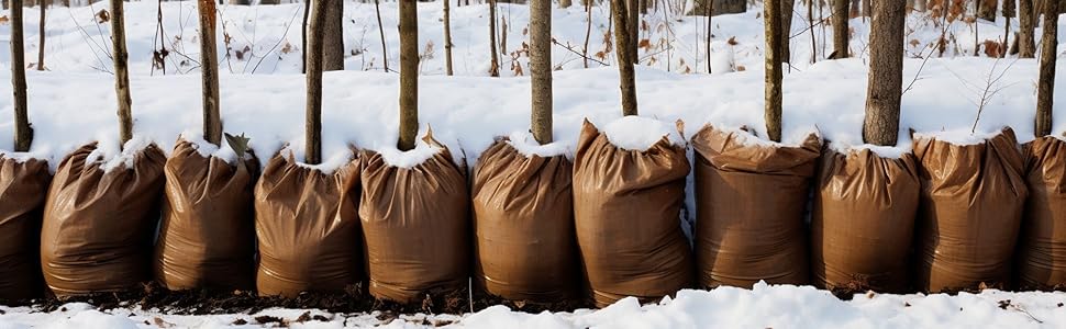 burlap plant cover bags