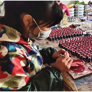 painted by hand