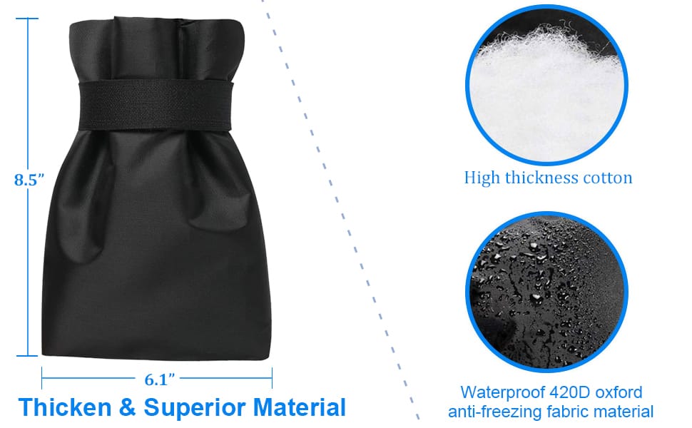 faucet covers for winter insulated