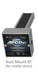 APCO RT Duct Mount UV Air Purifier with Activated Carbon