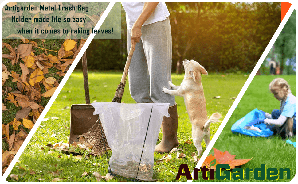 garden leave bag holder