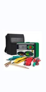 Digital Earth Resistance Tester
