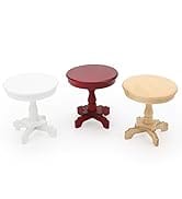 round table miniature furniture dollhouse